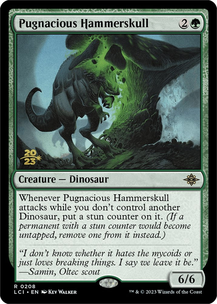 Pugnacious Hammerskull [The Lost Caverns of Ixalan Prerelease Cards] | PLUS EV GAMES 