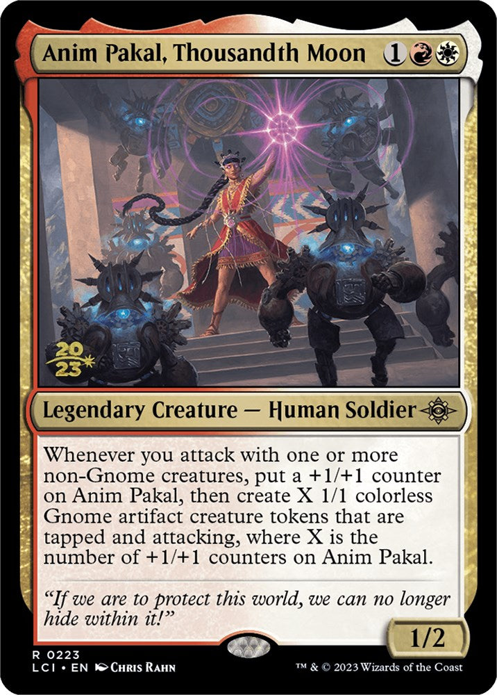 Anim Pakal, Thousandth Moon [The Lost Caverns of Ixalan Prerelease Cards] | PLUS EV GAMES 