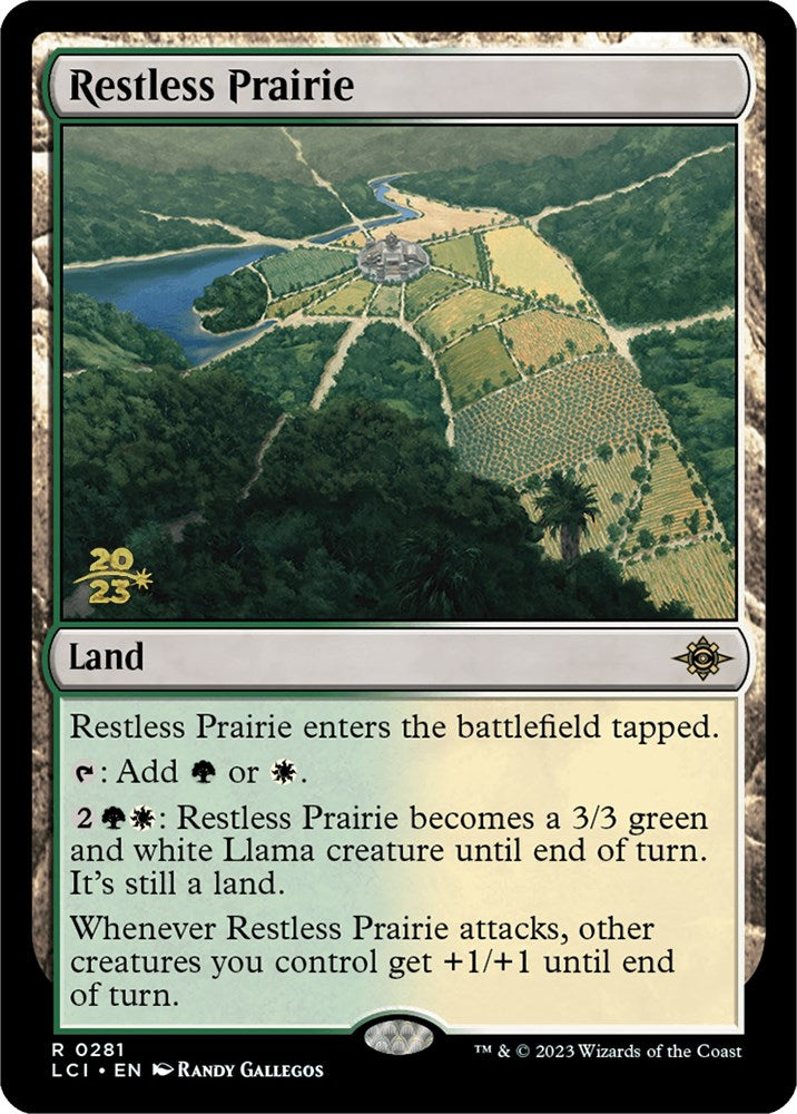 Restless Prairie [The Lost Caverns of Ixalan Prerelease Cards] | PLUS EV GAMES 