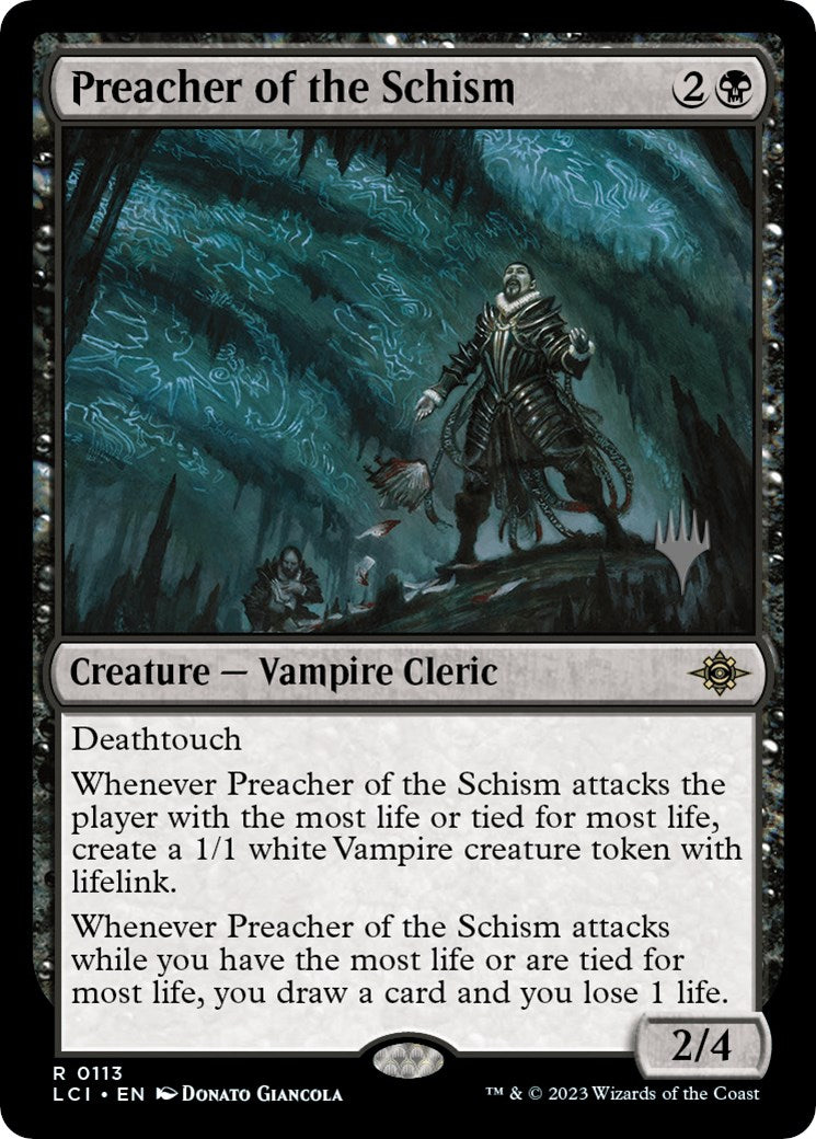 Preacher of the Schism (Promo Pack) [The Lost Caverns of Ixalan Promos] | PLUS EV GAMES 