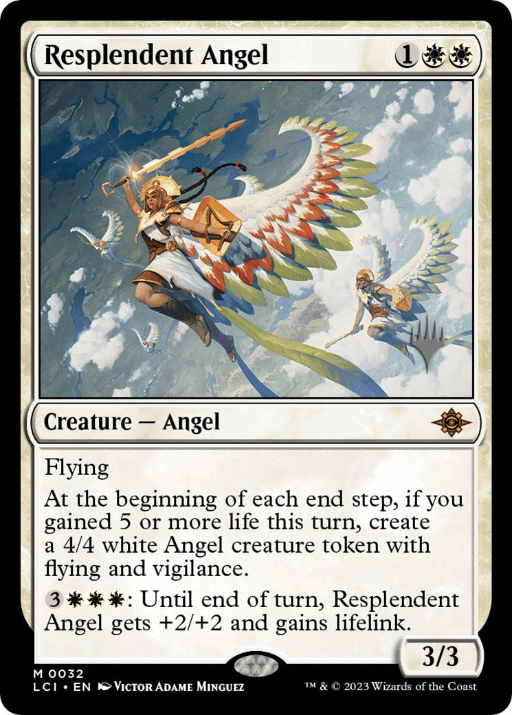 Resplendent Angel (Promo Pack) [The Lost Caverns of Ixalan Promos] | PLUS EV GAMES 