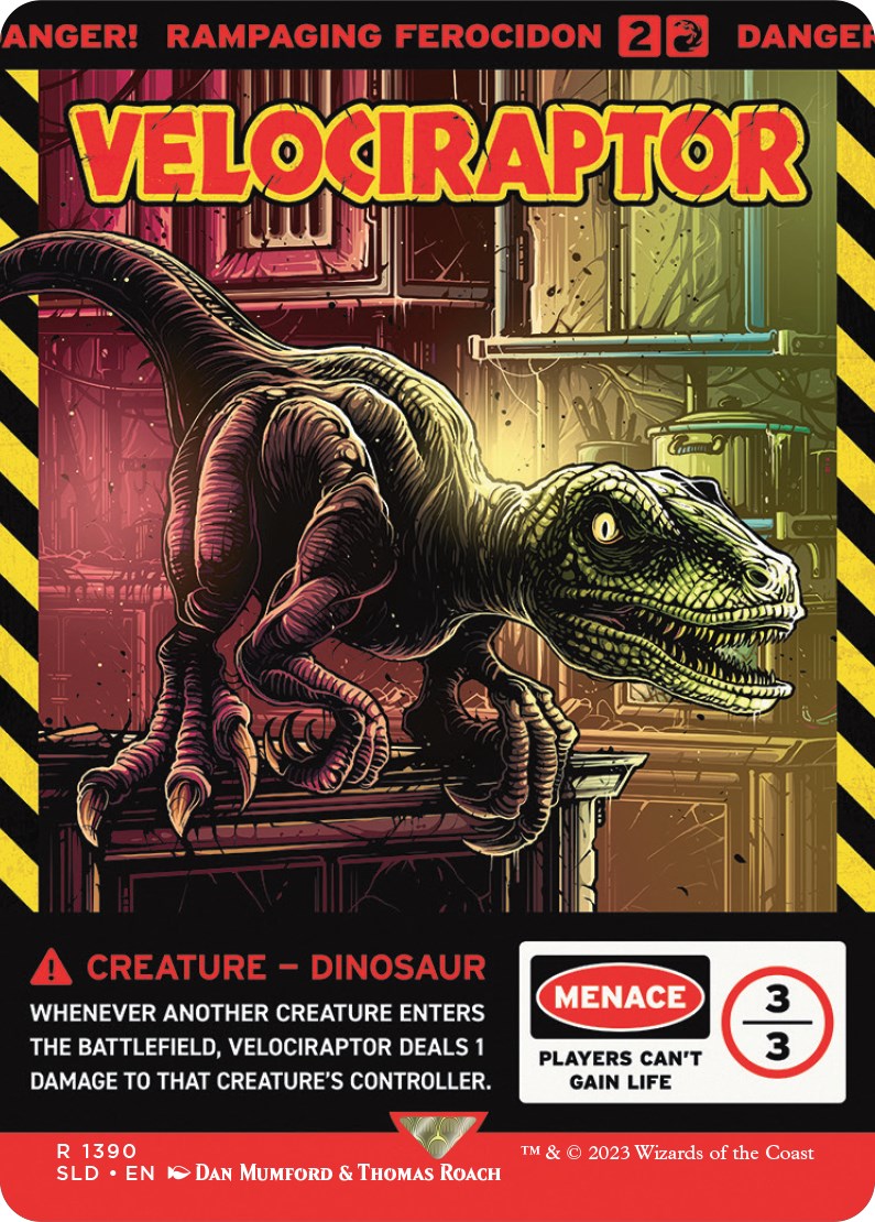 Velociraptor - Rampaging Ferocidon [Secret Lair Drop Series] | PLUS EV GAMES 