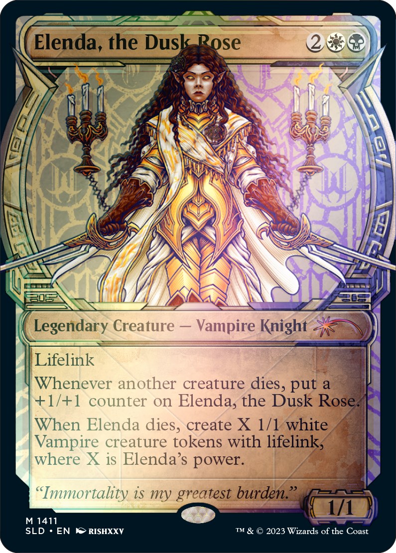 Elenda, the Dusk Rose (Rainbow Foil) [Secret Lair Drop Series] | PLUS EV GAMES 