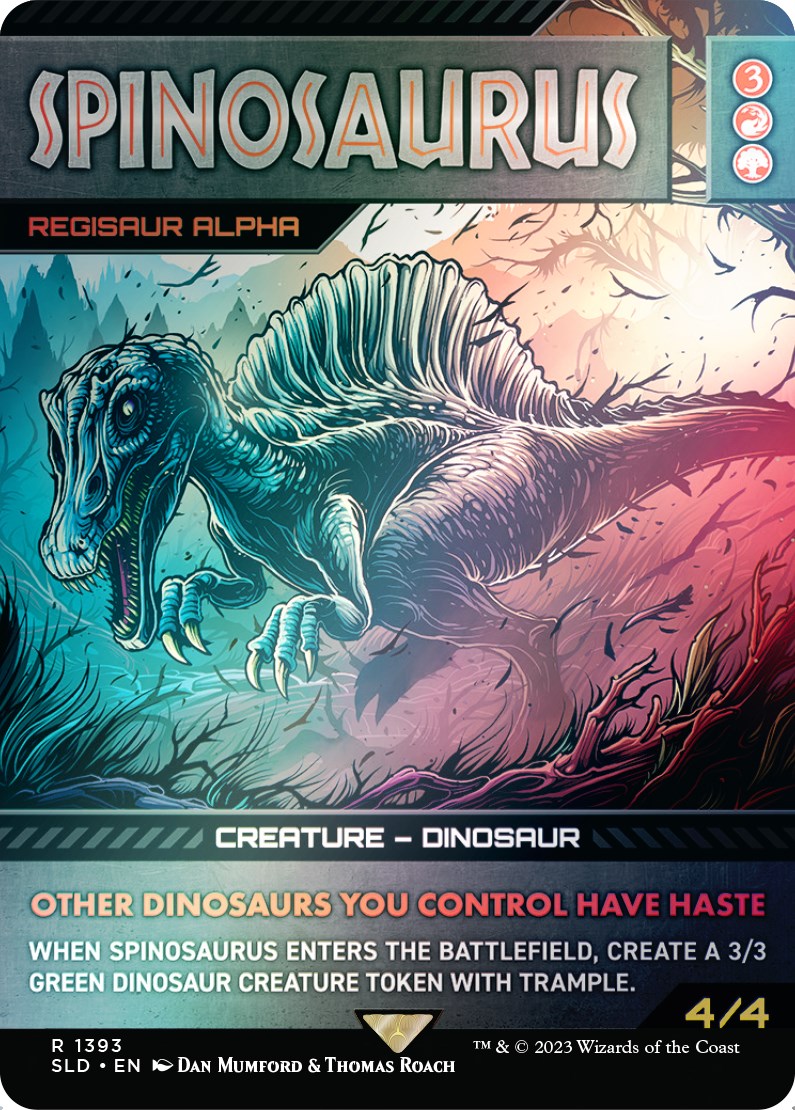 Spinosaurus - Regisaur Alpha (Rainbow Foil) [Secret Lair Drop Series] | PLUS EV GAMES 