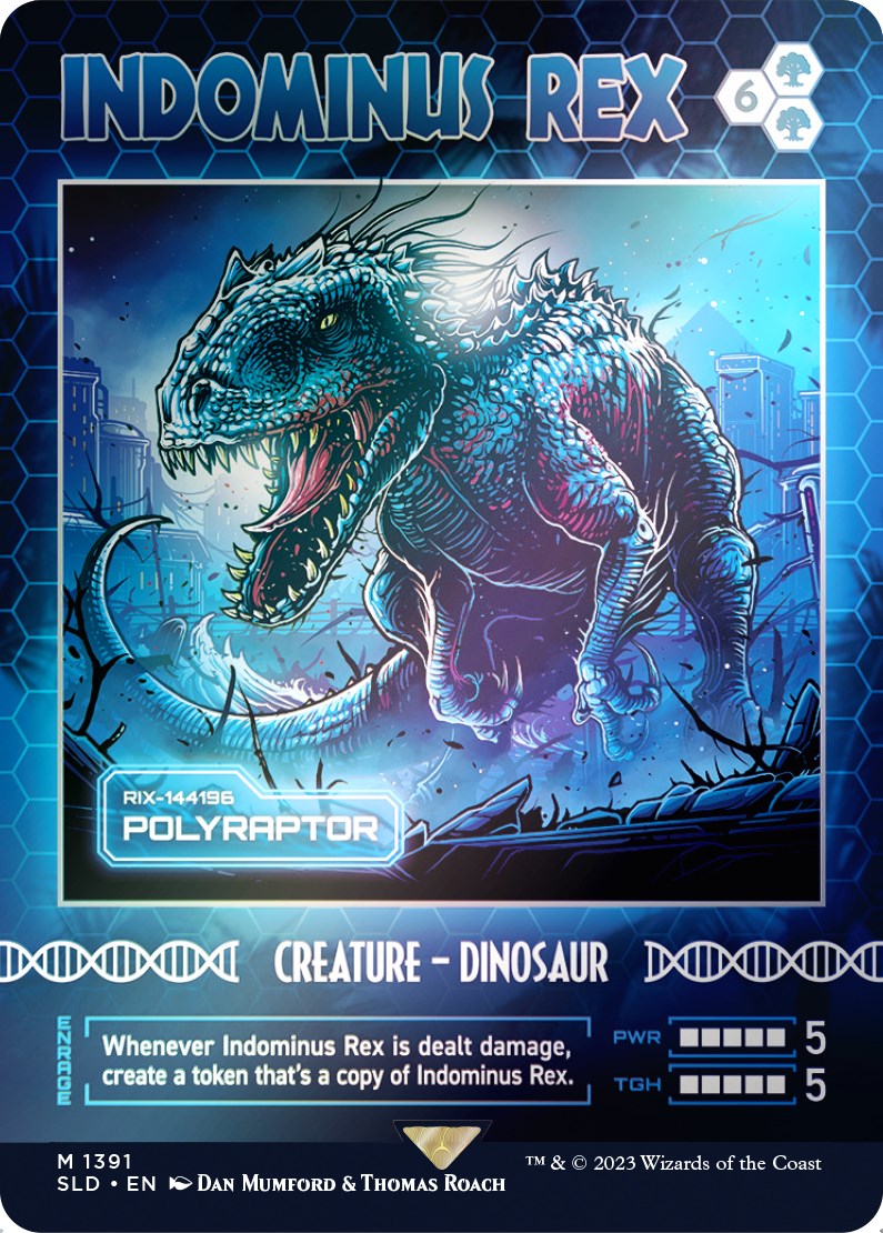 Indominus Rex - Polyraptor (Rainbow Foil) [Secret Lair Drop Series] | PLUS EV GAMES 