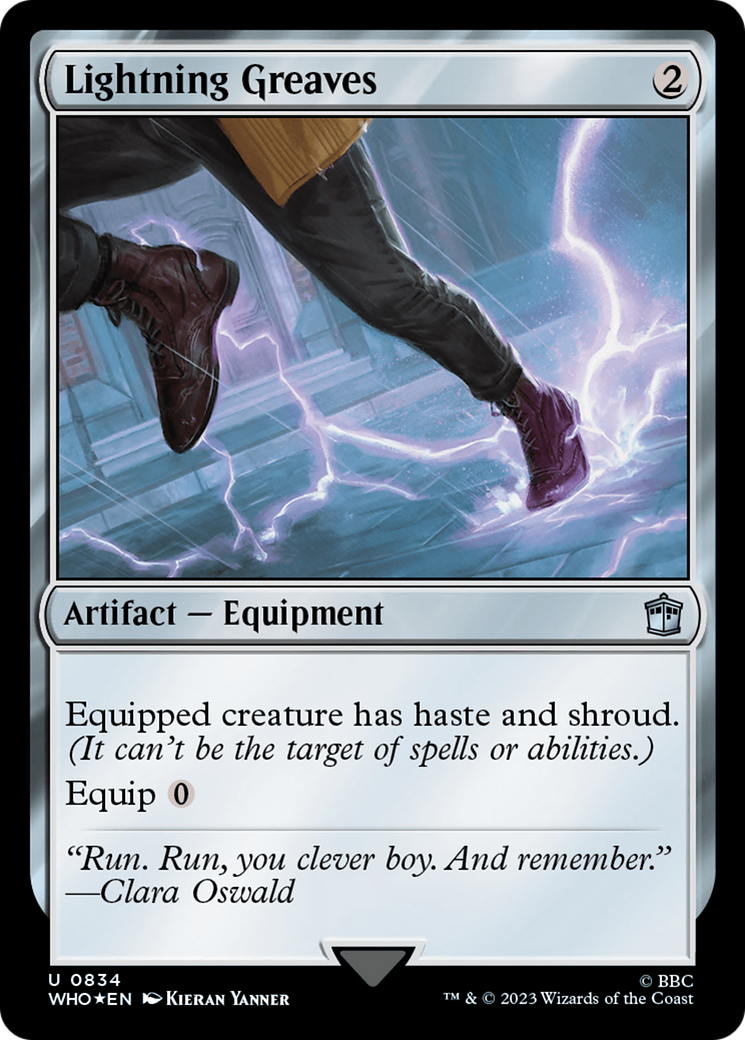 Lightning Greaves (Surge Foil) [Doctor Who] | PLUS EV GAMES 