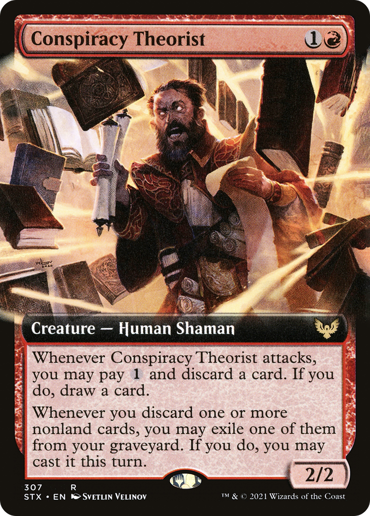Conspiracy Theorist (Extended) [Strixhaven: School of Mages]