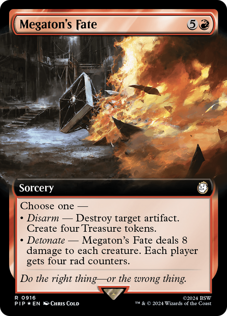 Megaton's Fate (Extended Art) (Surge Foil) [Fallout] | PLUS EV GAMES 
