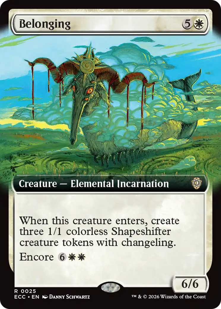 Belonging (Extended Art) [Lorwyn Eclipsed Commander] | PLUS EV GAMES 