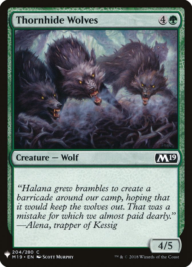 Thornhide Wolves [Mystery Booster] | PLUS EV GAMES 