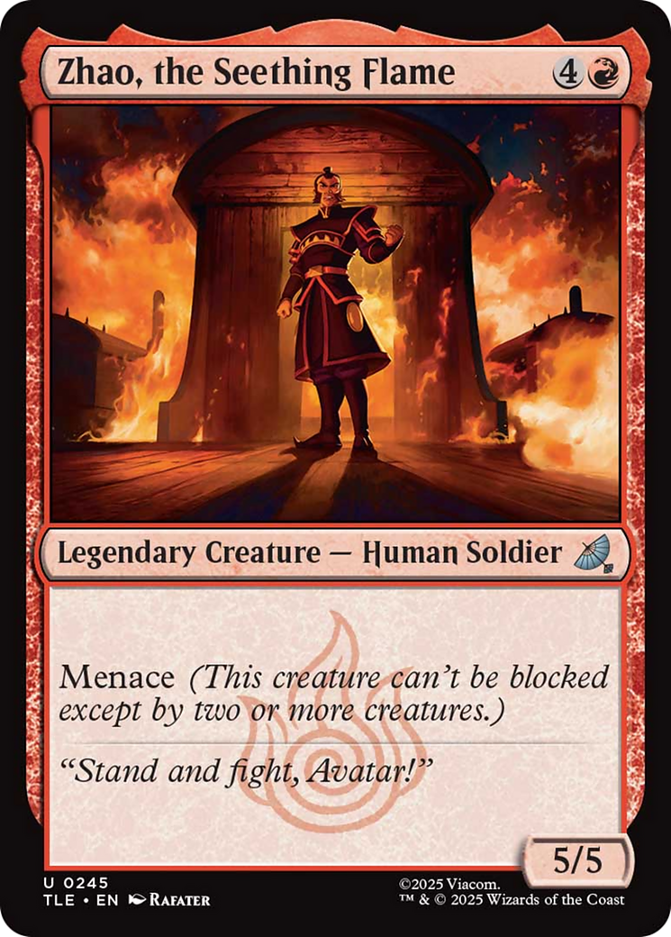 Zhao, the Seething Flame [Avatar: The Last Airbender: Eternal-Legal] | PLUS EV GAMES 