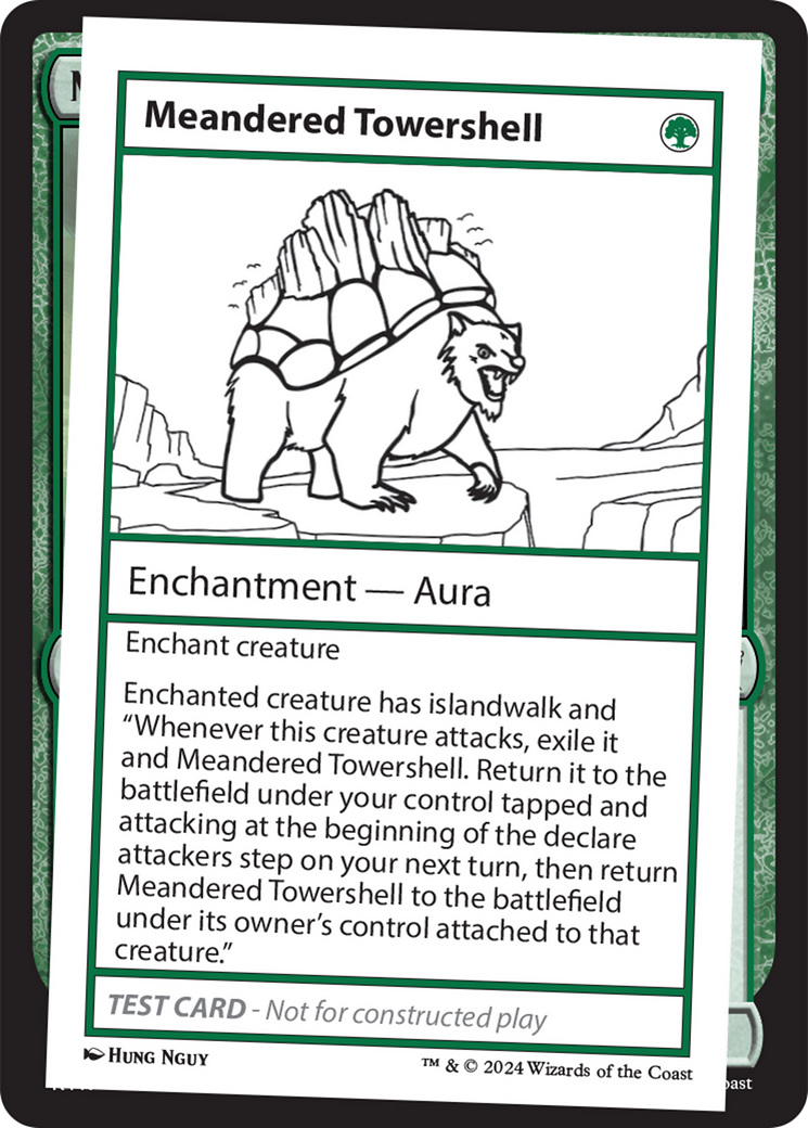 Meandered Towershell [Mystery Booster 2 Playtest Cards] | PLUS EV GAMES 