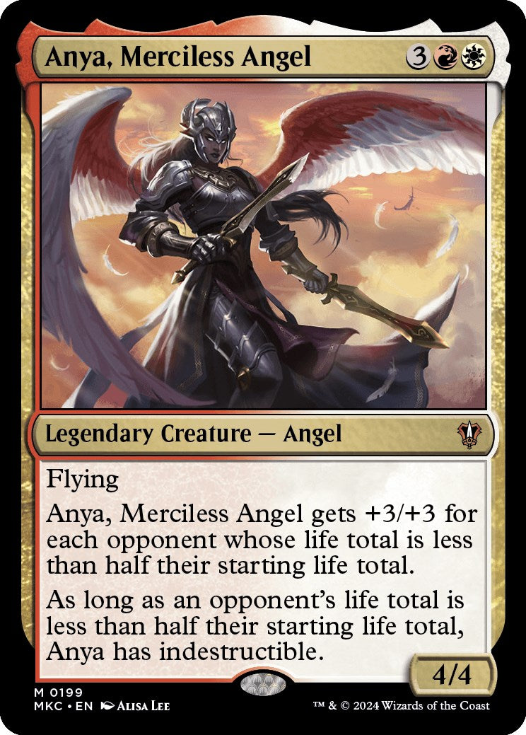 Anya, Merciless Angel [Murders at Karlov Manor Commander] | PLUS EV GAMES 