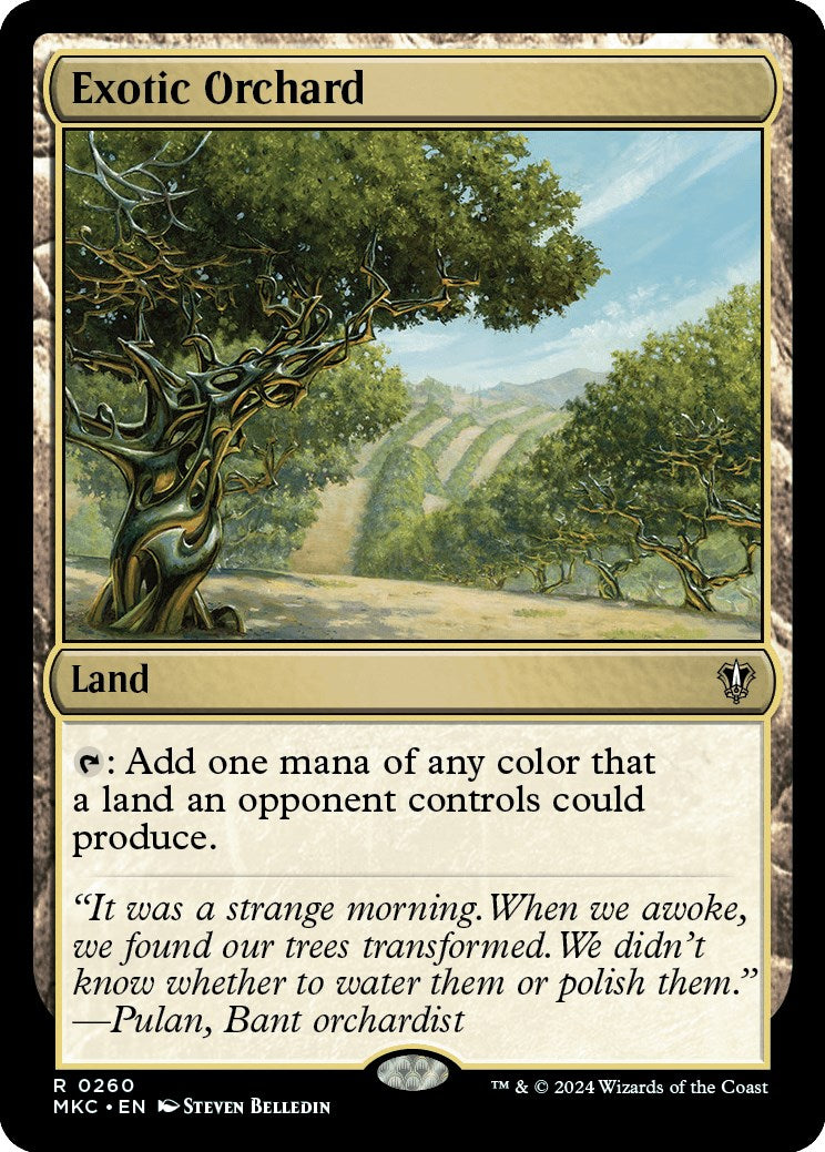Exotic Orchard [Murders at Karlov Manor Commander] | PLUS EV GAMES 