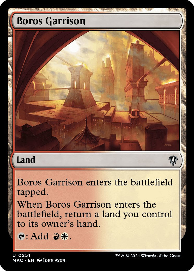 Boros Garrison [Murders at Karlov Manor Commander] | PLUS EV GAMES 