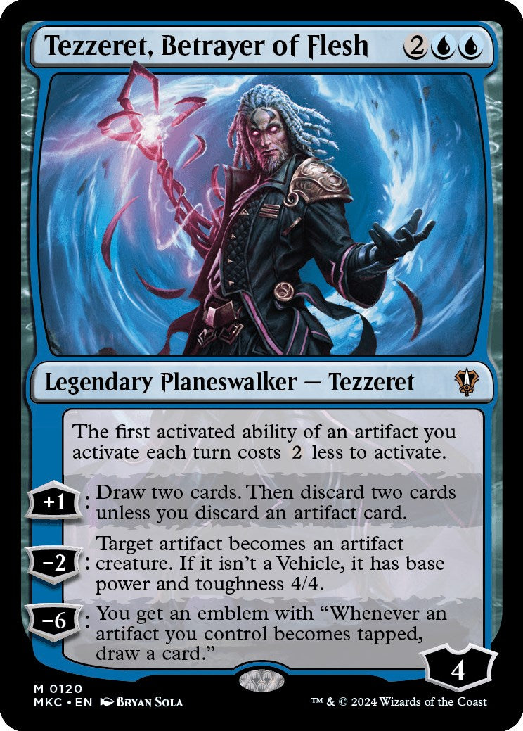 Tezzeret, Betrayer of Flesh [Murders at Karlov Manor Commander] | PLUS EV GAMES 