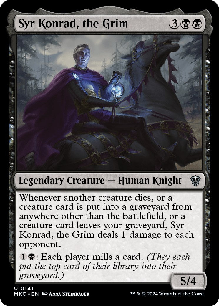 Syr Konrad, the Grim [Murders at Karlov Manor Commander] | PLUS EV GAMES 