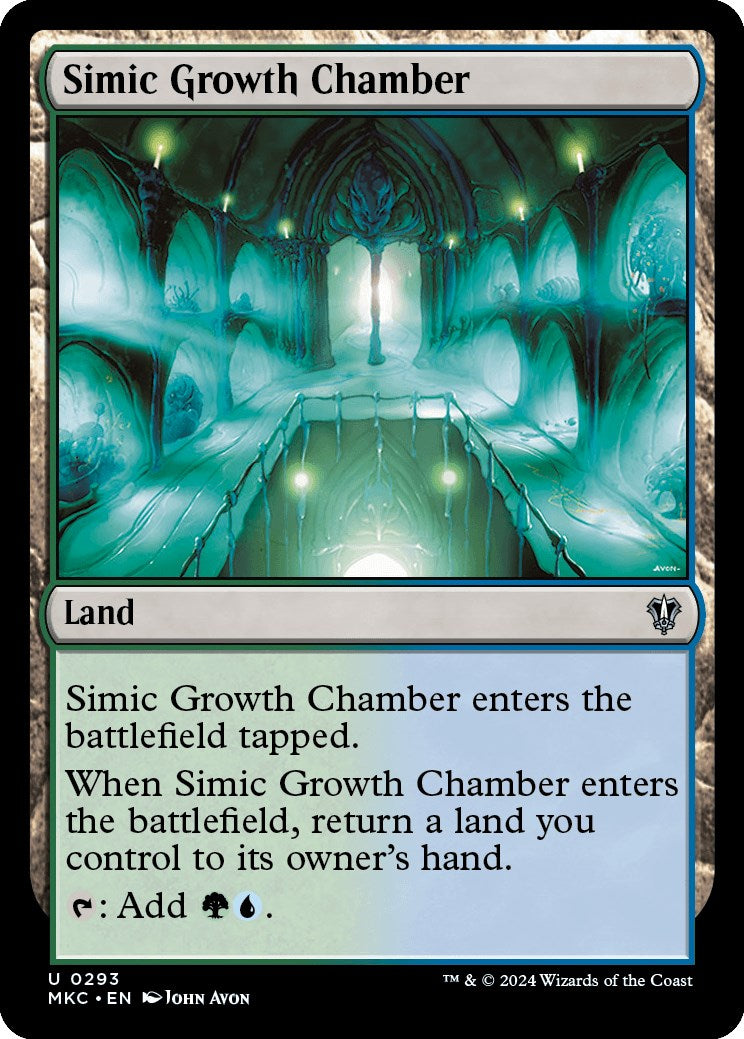 Simic Growth Chamber [Murders at Karlov Manor Commander] | PLUS EV GAMES 