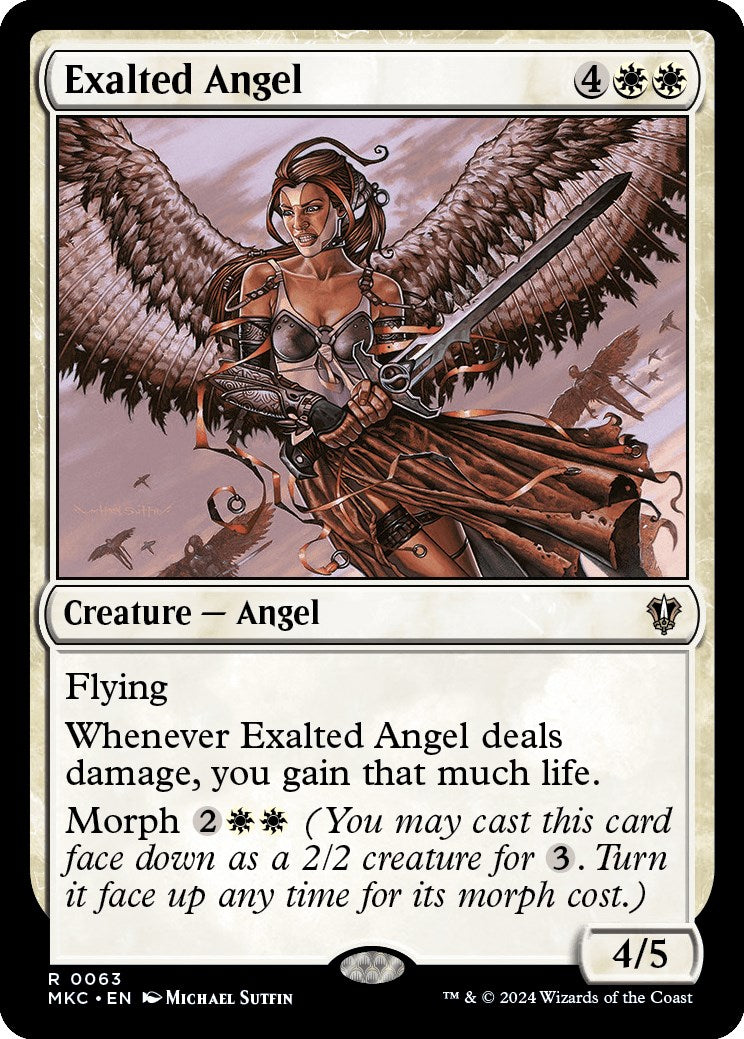 Exalted Angel [Murders at Karlov Manor Commander] | PLUS EV GAMES 