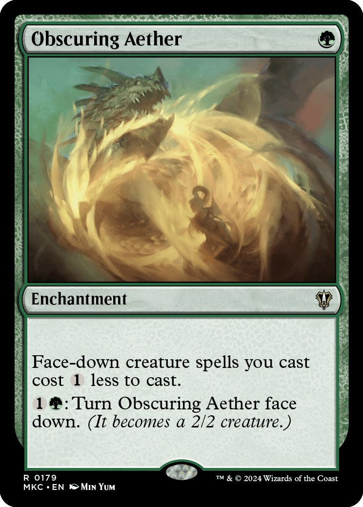 Obscuring Aether [Murders at Karlov Manor Commander] | PLUS EV GAMES 