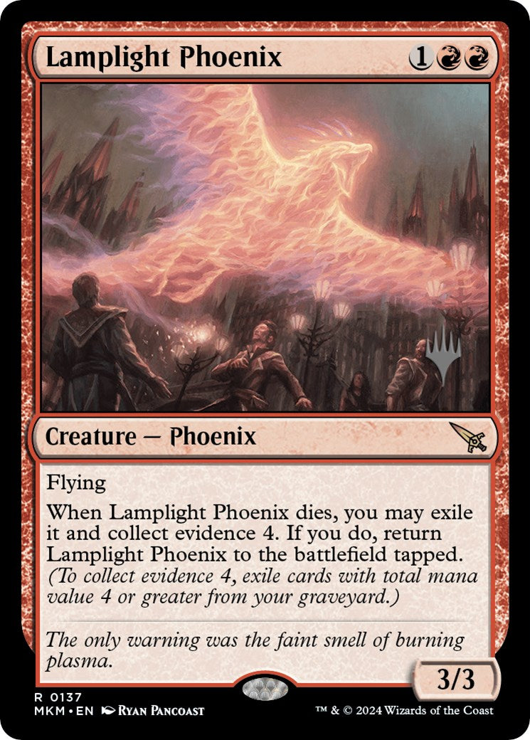 Lamplight Phoenix (Promo Pack) [Murders at Karlov Manor Promos] | PLUS EV GAMES 