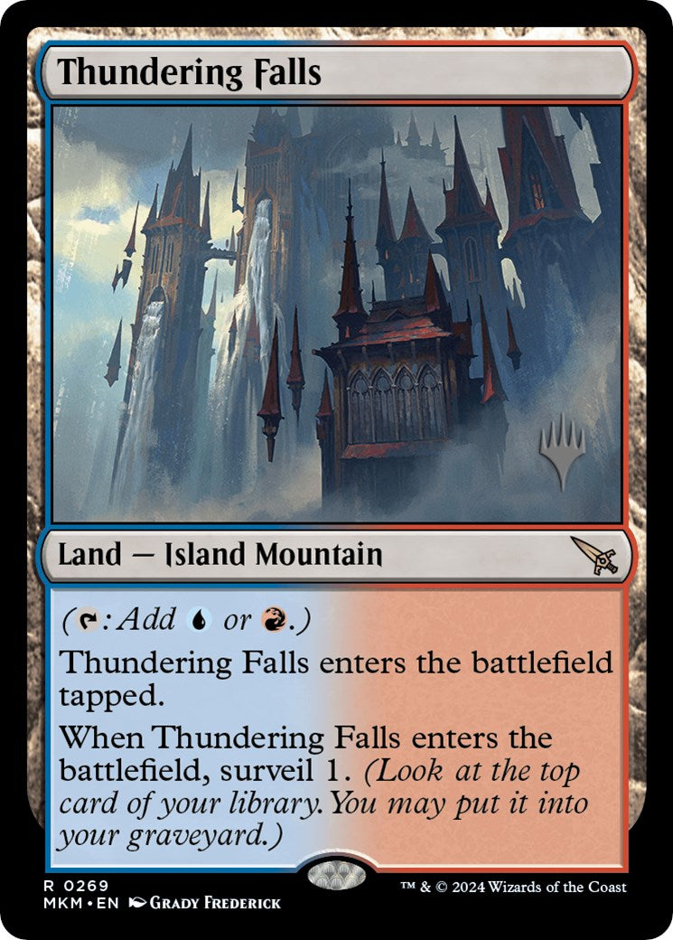 Thundering Falls (Promo Pack) [Murders at Karlov Manor Promos] | PLUS EV GAMES 