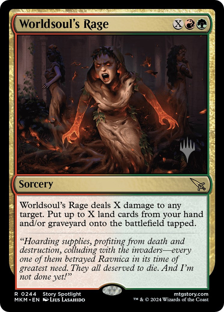 Worldsoul's Rage (Promo Pack) [Murders at Karlov Manor Promos] | PLUS EV GAMES 