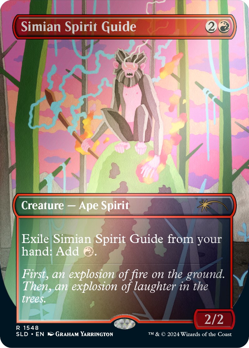 Simian Spirit Guide (Rainbow Foil) [Secret Lair Drop Series] | PLUS EV GAMES 