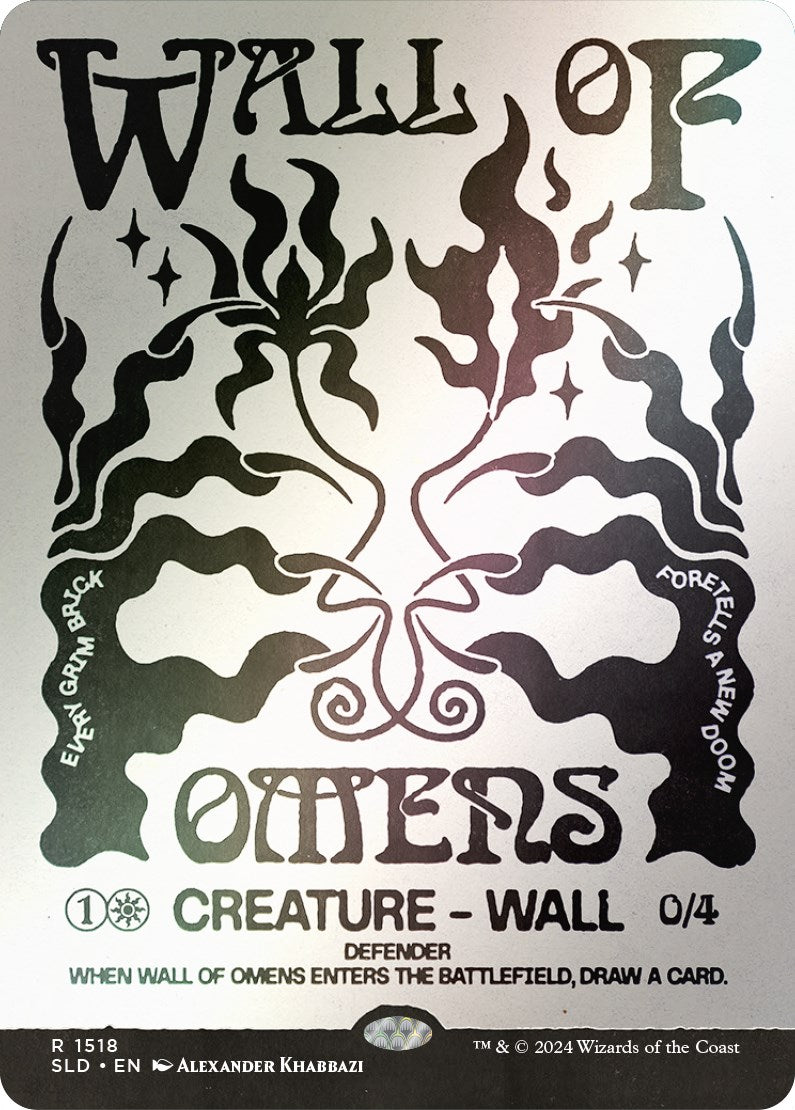 Wall of Omens (Rainbow Foil) [Secret Lair Drop Series] | PLUS EV GAMES 