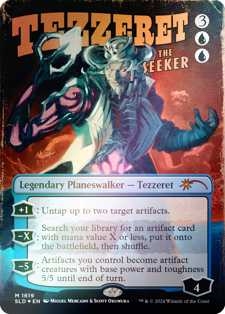 Tezzeret the Seeker (1619) (Rainbow Foil) [Secret Lair Drop Series] | PLUS EV GAMES 