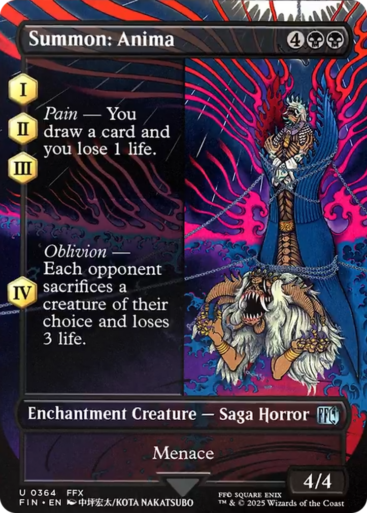 Summon: Anima (Borderless) [FINAL FANTASY] | PLUS EV GAMES 