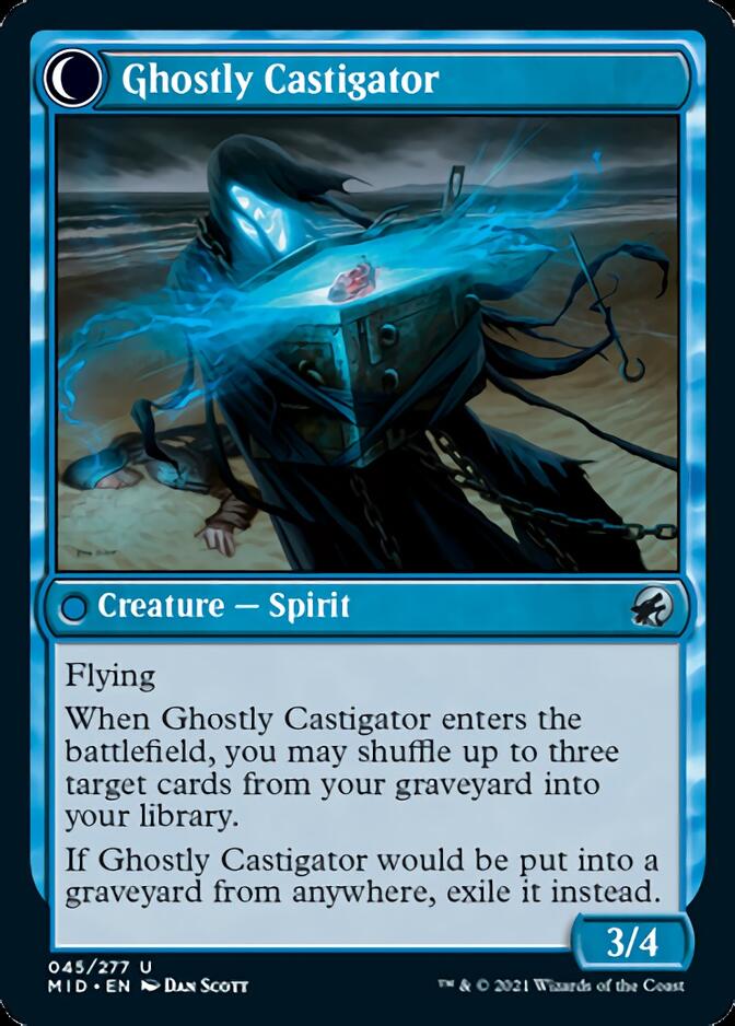 Covetous Castaway // Ghostly Castigator [Innistrad: Midnight Hunt] | PLUS EV GAMES 