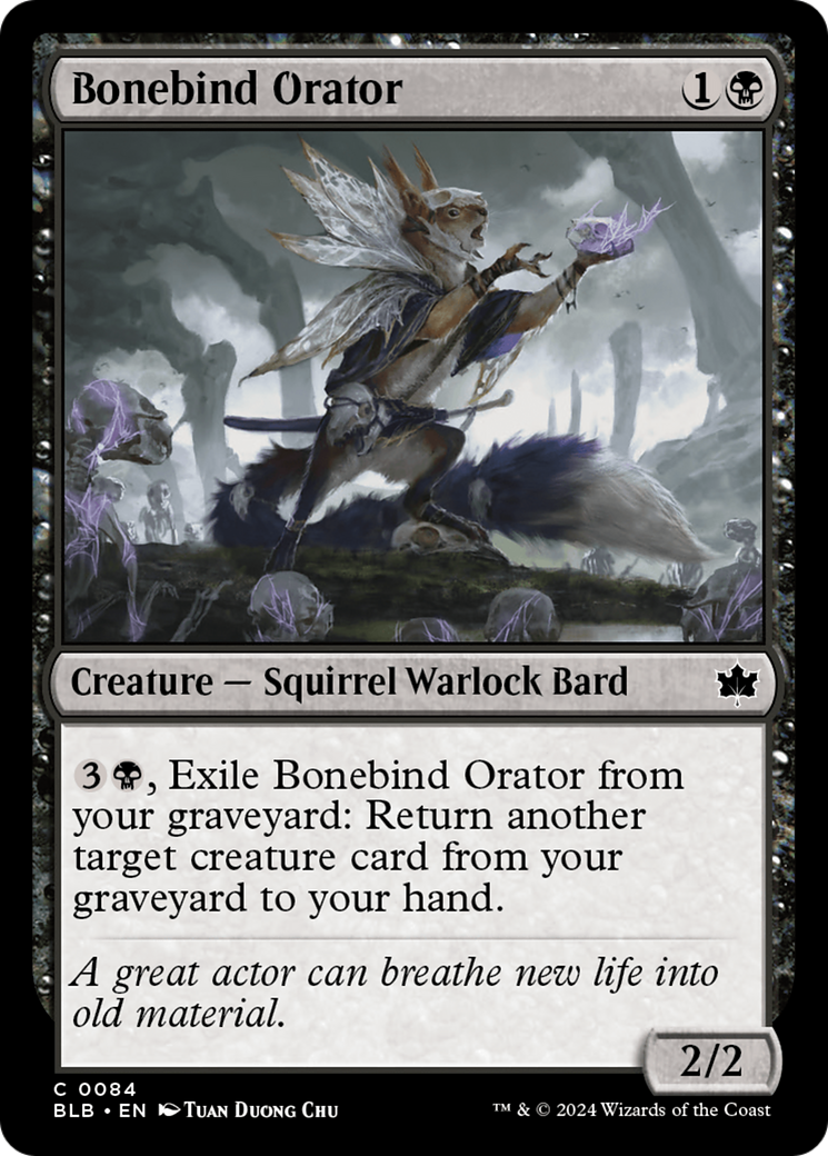 Bonebind Orator [Bloomburrow] | PLUS EV GAMES 