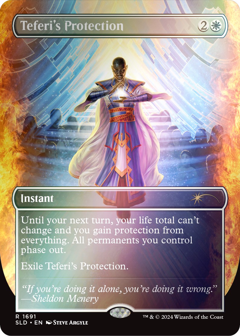 Teferi's Protection (1691) (Rainbow Foil) [Secret Lair Drop Series] | PLUS EV GAMES 