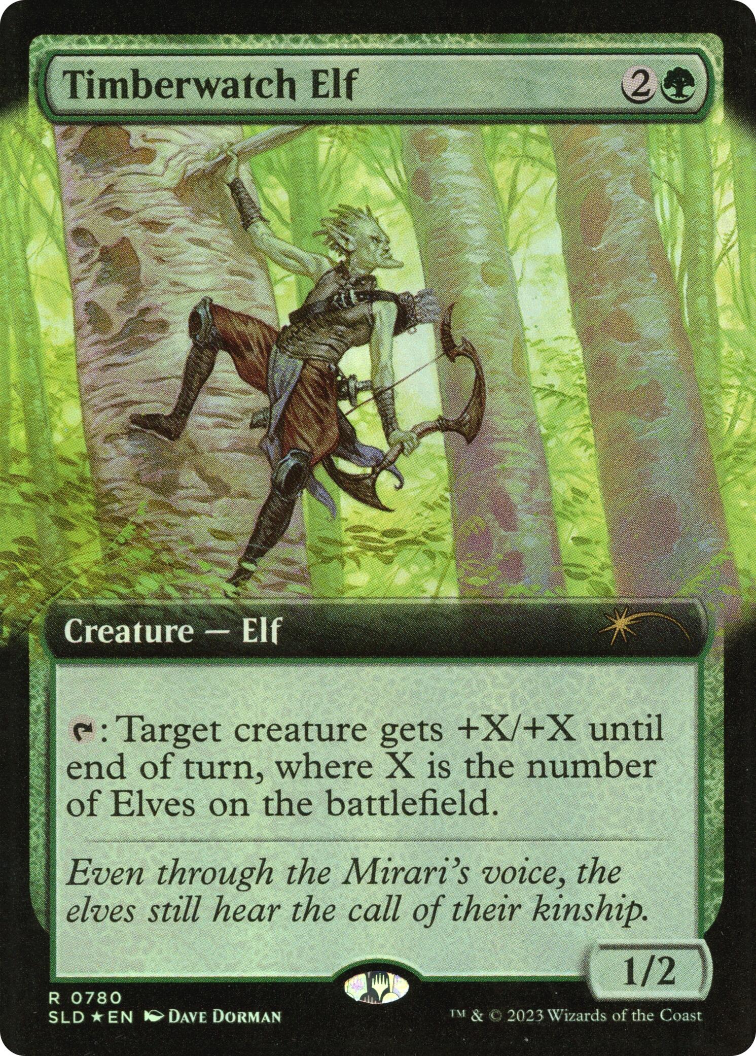Timberwatch Elf (Extended Art) [Secret Lair Drop Series] | PLUS EV GAMES 