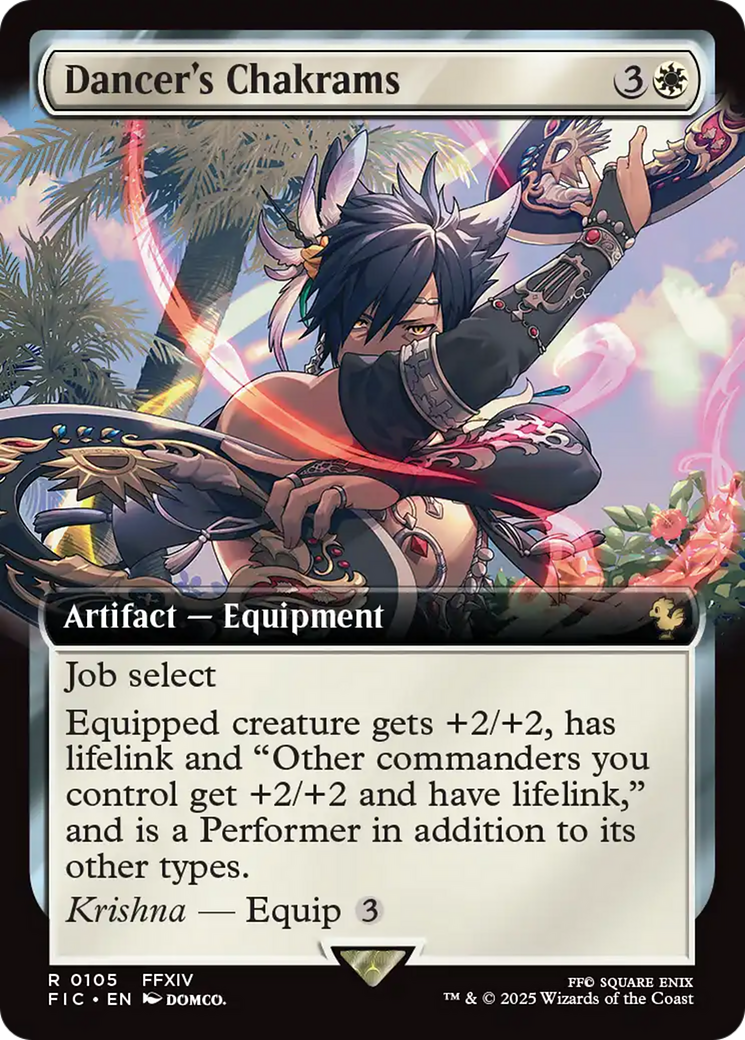 Dancer's Chakrams (Extended Art) [FINAL FANTASY Commander] | PLUS EV GAMES 