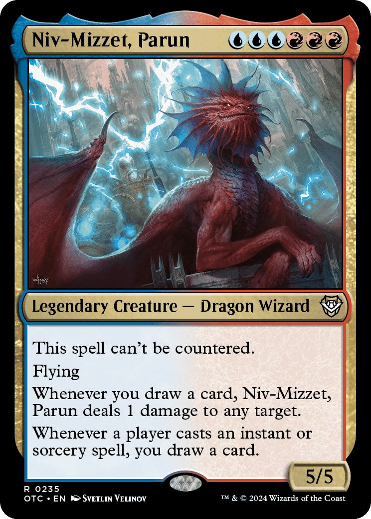 Niv-Mizzet, Parun [Outlaws of Thunder Junction Commander] | PLUS EV GAMES 