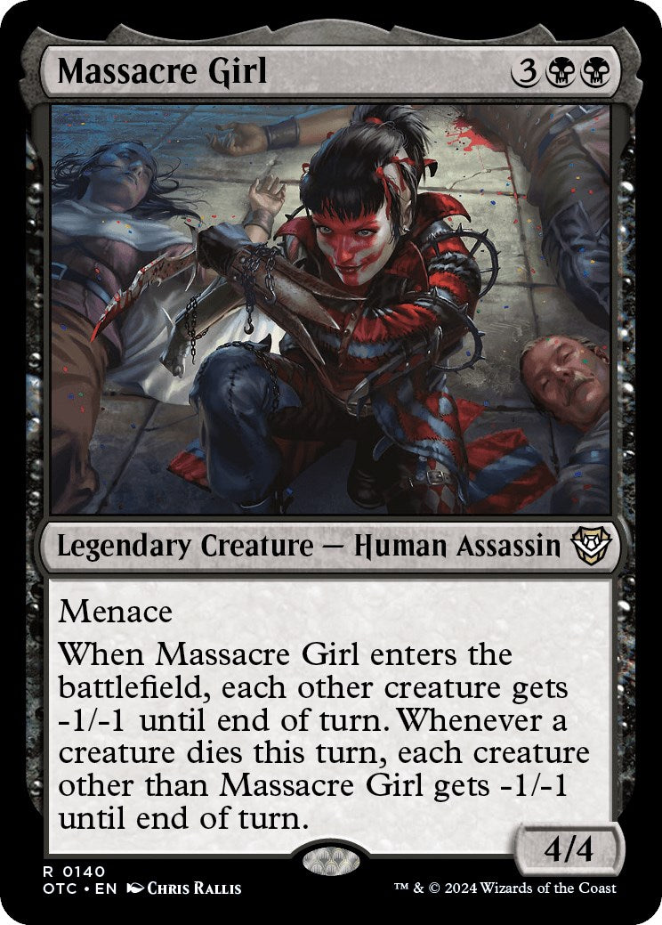 Massacre Girl [Outlaws of Thunder Junction Commander] | PLUS EV GAMES 