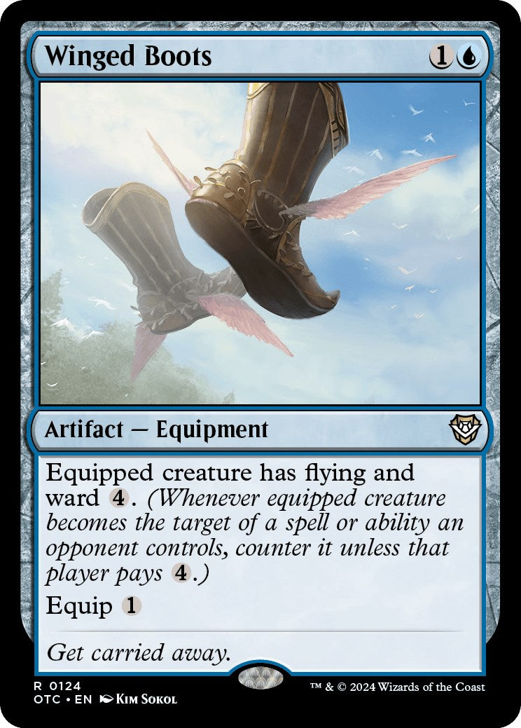 Winged Boots [Outlaws of Thunder Junction Commander] | PLUS EV GAMES 