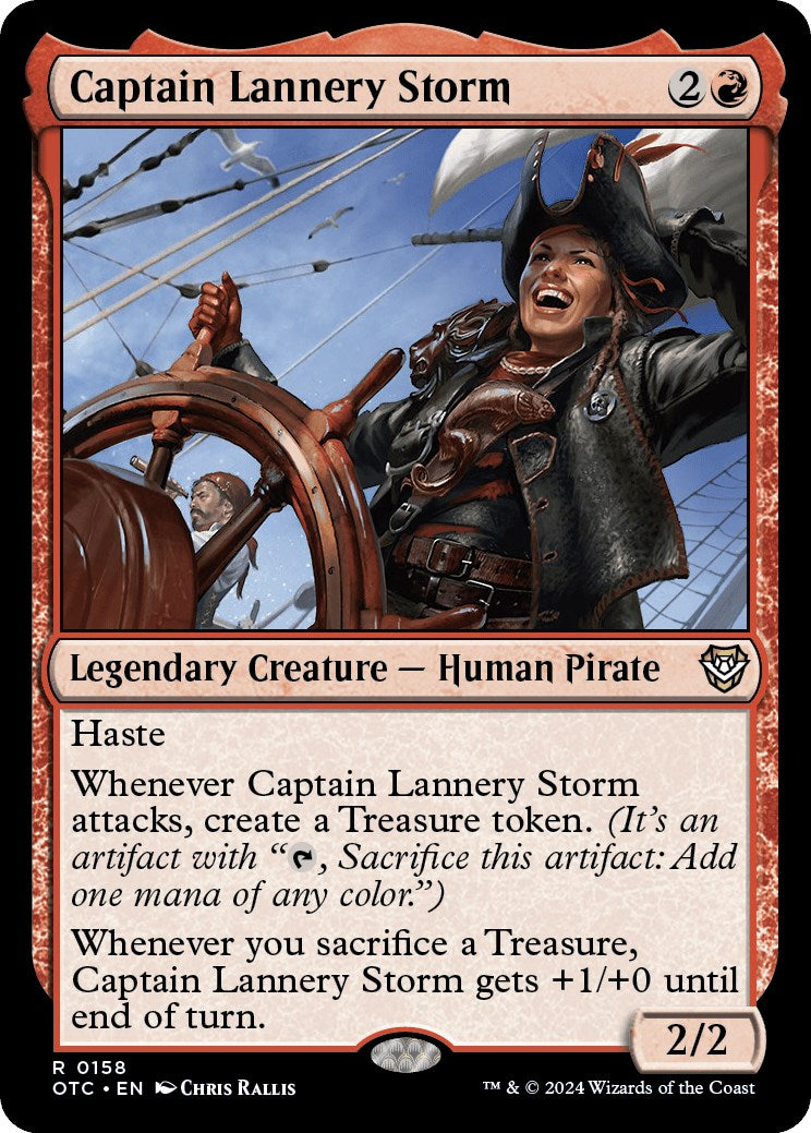 Captain Lannery Storm [Outlaws of Thunder Junction Commander] | PLUS EV GAMES 