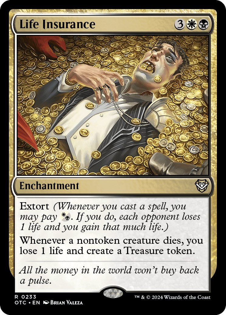 Life Insurance [Outlaws of Thunder Junction Commander] | PLUS EV GAMES 