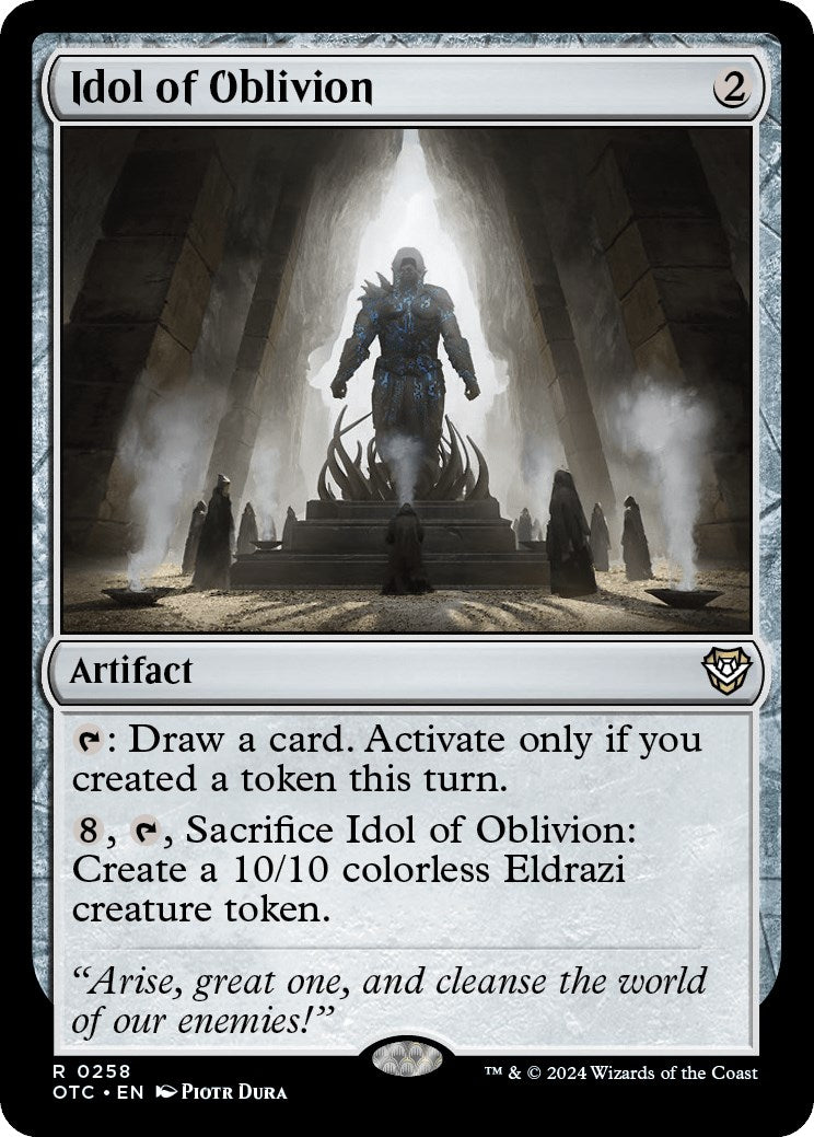 Idol of Oblivion [Outlaws of Thunder Junction Commander] | PLUS EV GAMES 