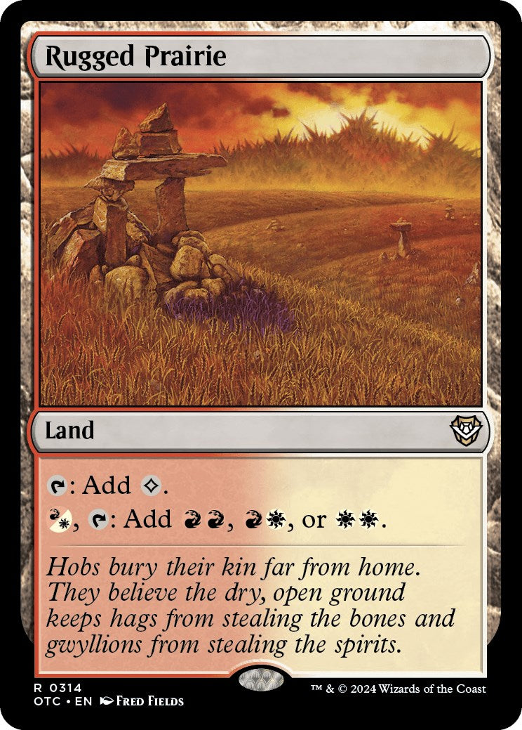 Rugged Prairie [Outlaws of Thunder Junction Commander] | PLUS EV GAMES 