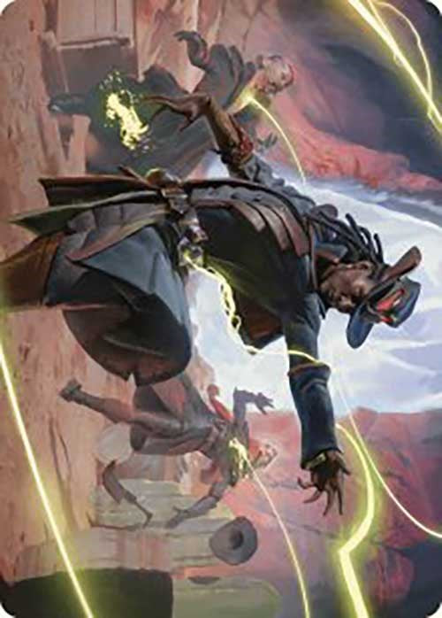 Lilah, Undefeated Slickshot Art Card [Outlaws of Thunder Junction Art Series] | PLUS EV GAMES 