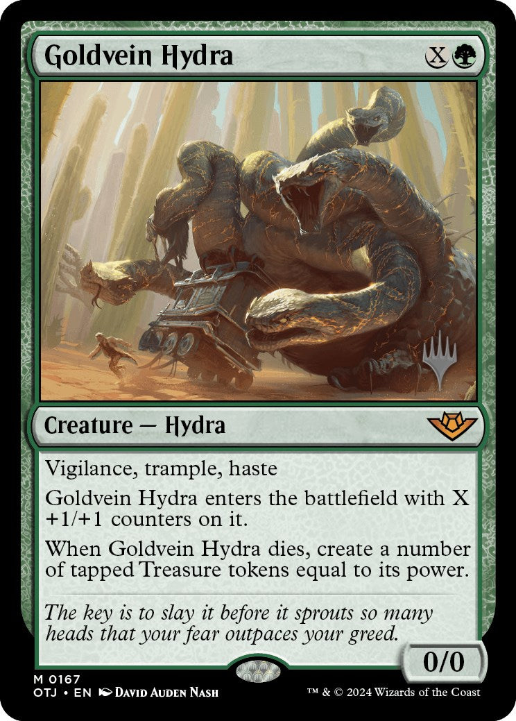 Goldvein Hydra (Promo Pack) [Outlaws of Thunder Junction Promos] | PLUS EV GAMES 