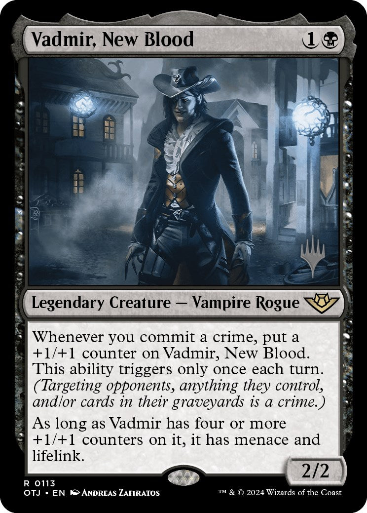 Vadmir, New Blood (Promo Pack) [Outlaws of Thunder Junction Promos] | PLUS EV GAMES 