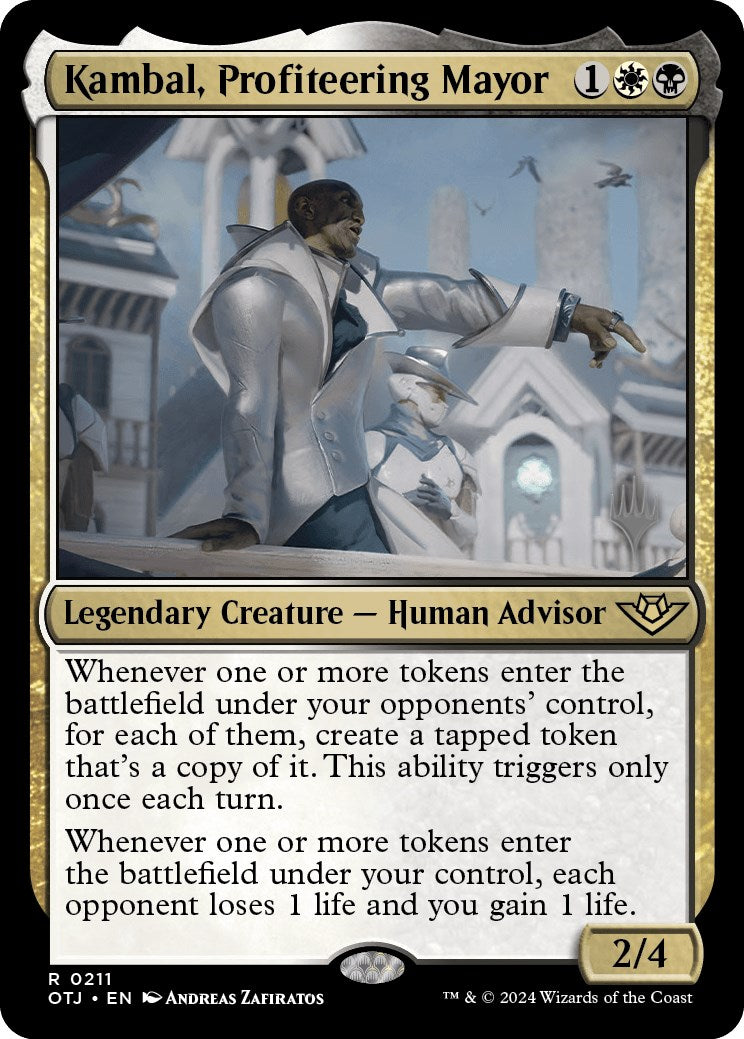 Kambal, Profiteering Mayor (Promo Pack) [Outlaws of Thunder Junction Promos] | PLUS EV GAMES 