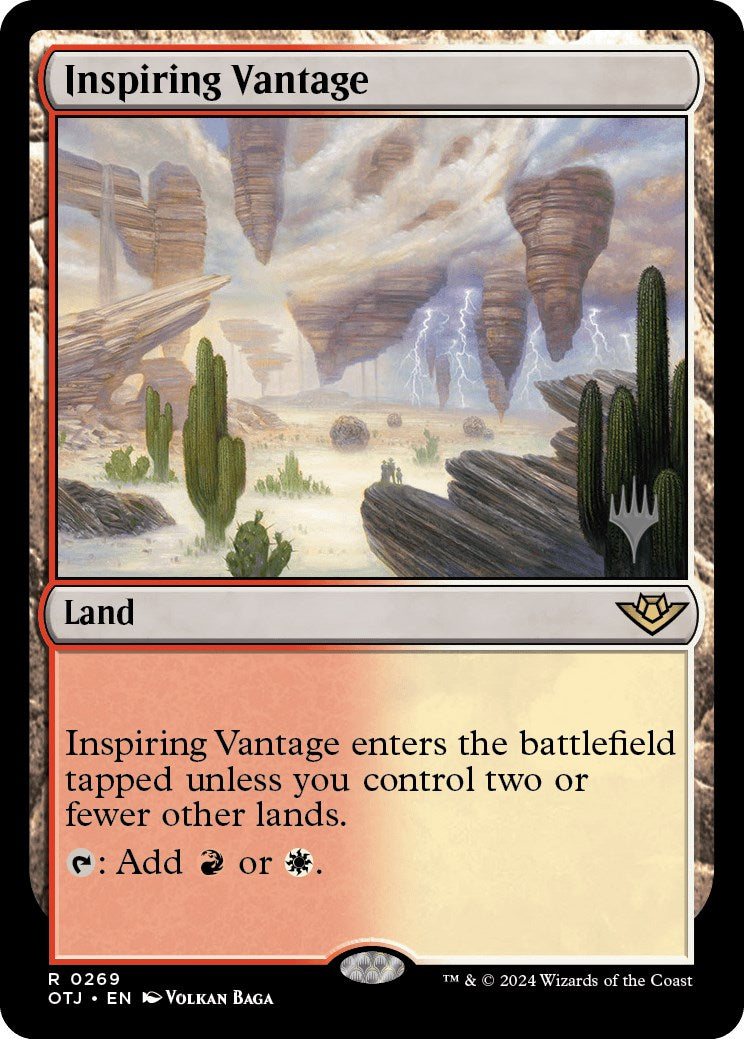 Inspiring Vantage (Promo Pack) [Outlaws of Thunder Junction Promos] | PLUS EV GAMES 