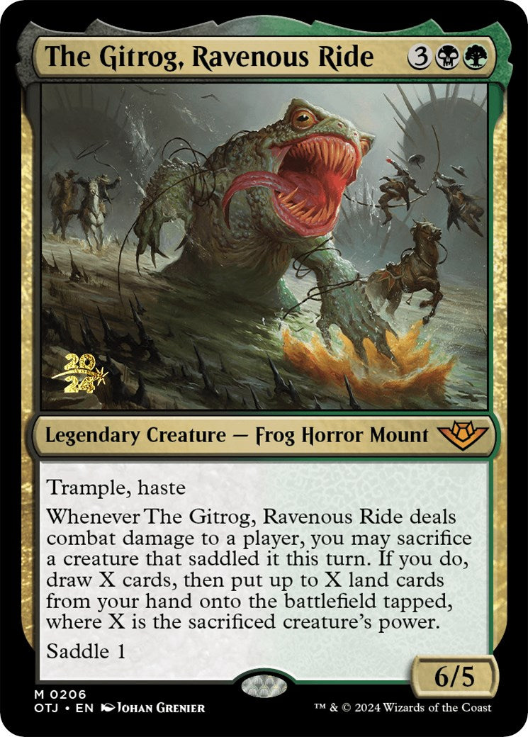 The Gitrog, Ravenous Ride [Outlaws of Thunder Junction Prerelease Promos] | PLUS EV GAMES 