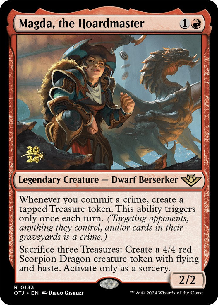 Magda, the Hoardmaster [Outlaws of Thunder Junction Prerelease Promos] | PLUS EV GAMES 